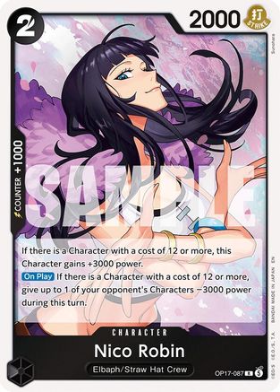 The Worlds Strongest Warriors  OP17-087 Nico Robin (OP17-087)  - Foil - Rare