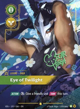 Vendetta (193*/166): Shen - Eye of Twilight (Signature) - Foil
