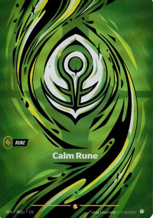 Vendetta (R02a): Calm Rune (R02a) - Foil