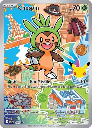 ME Mega Evolution Promo  058 Chespin  - Holofoil - Promo