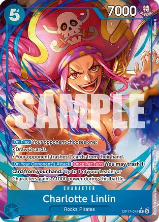The Worlds Strongest Warriors  OP17-049 Charlotte Linlin (049) (Alternate Art) (OP17-049)  - Foil - Rare