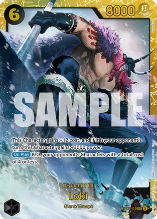 The Worlds Strongest Warriors  OP17-119 Loki (OP17-119)  - Foil - Secret Rare
