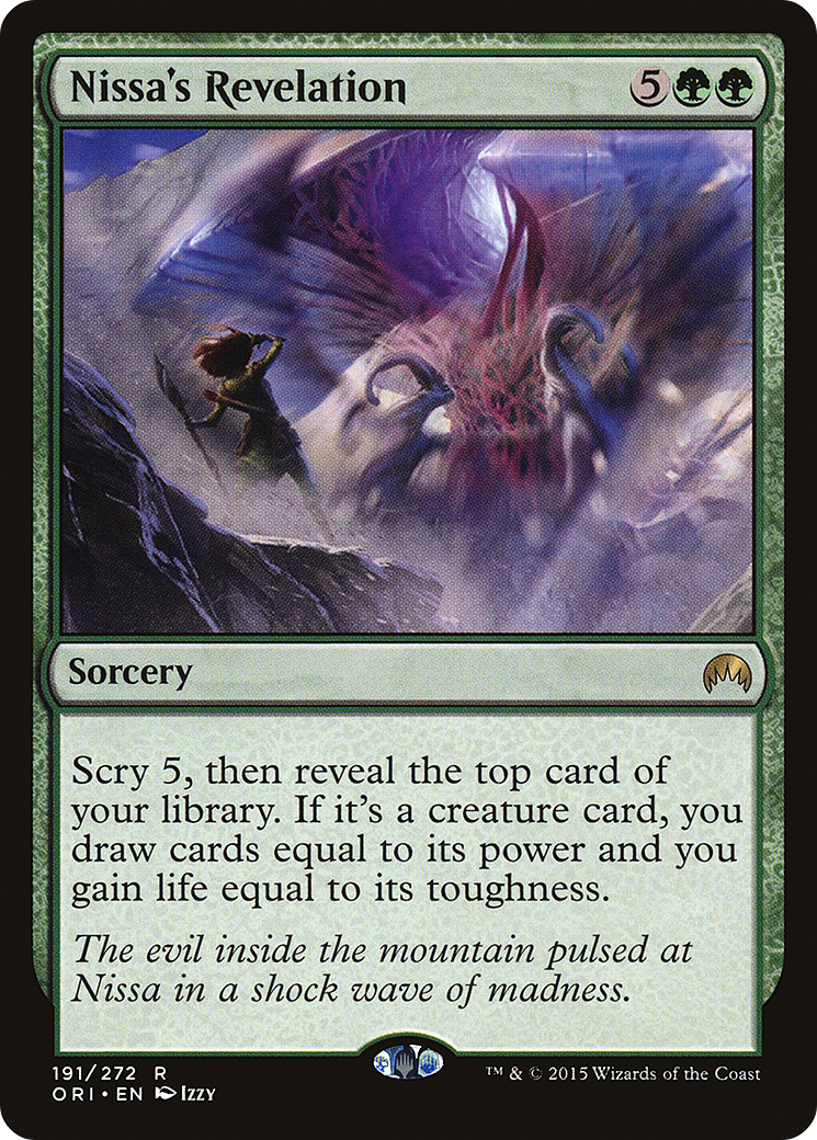 Magic Origins - (ORI-191) - Nissa's Revelation Foil