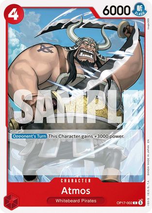 The Worlds Strongest Warriors  OP17-002 Atmos (OP17-002)  - Common