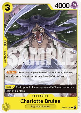 The Worlds Strongest Warriors  OP17-108 Charlotte Brulee (OP17-108)  - Common