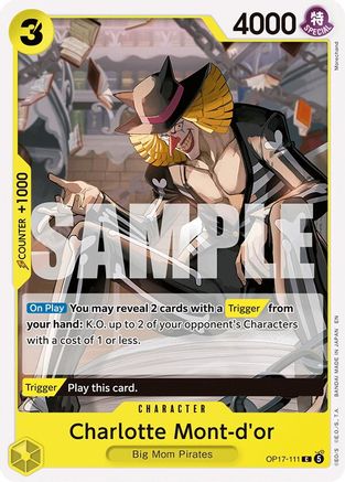 The Worlds Strongest Warriors  OP17-111 Charlotte Mont-d'or (OP17-111)  - Common