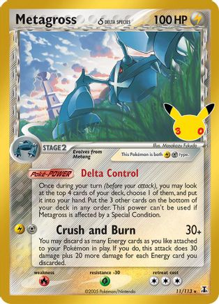 ME 30th Celebration Classic Collection  011/113 Metagross (Delta Species)  - Holofoil - Classic Collection