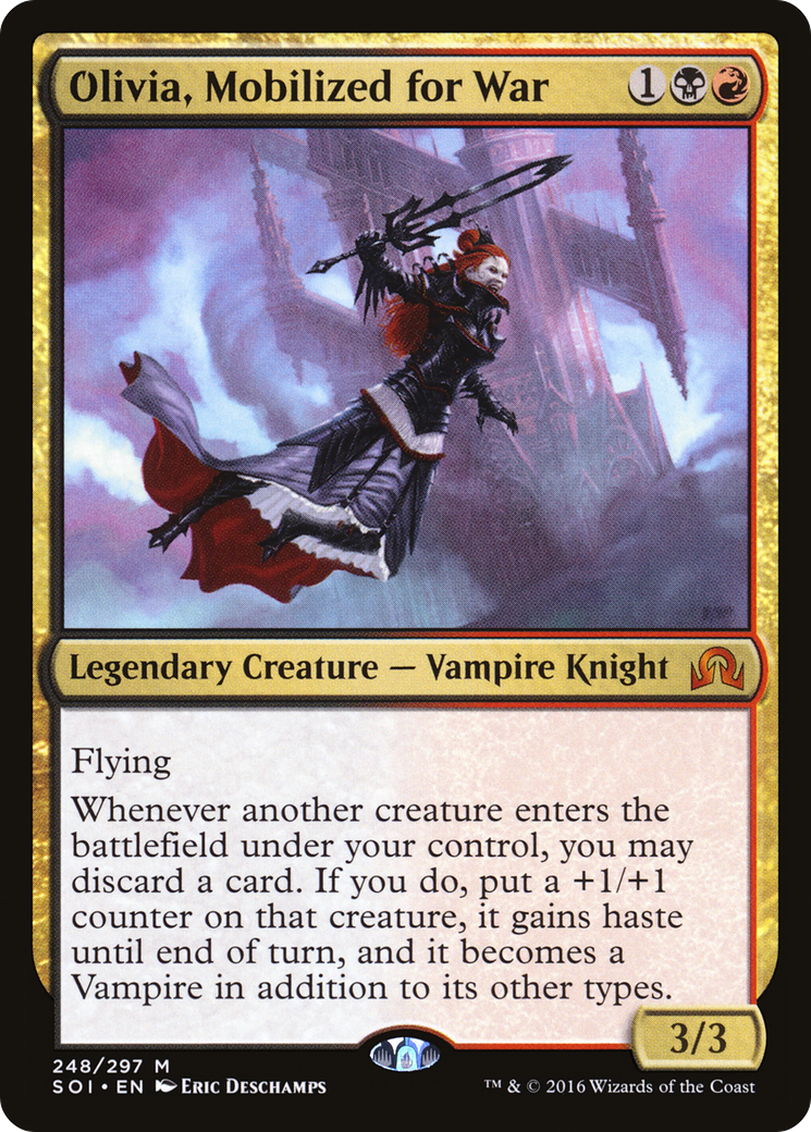 Shadows over Innistrad - (SOI-248) - Olivia, Mobilized for War