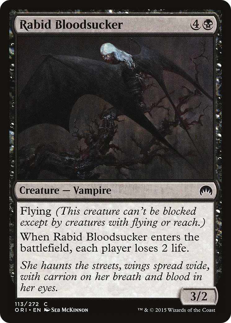 Magic Origins - (ORI-113) - Rabid Bloodsucker Foil