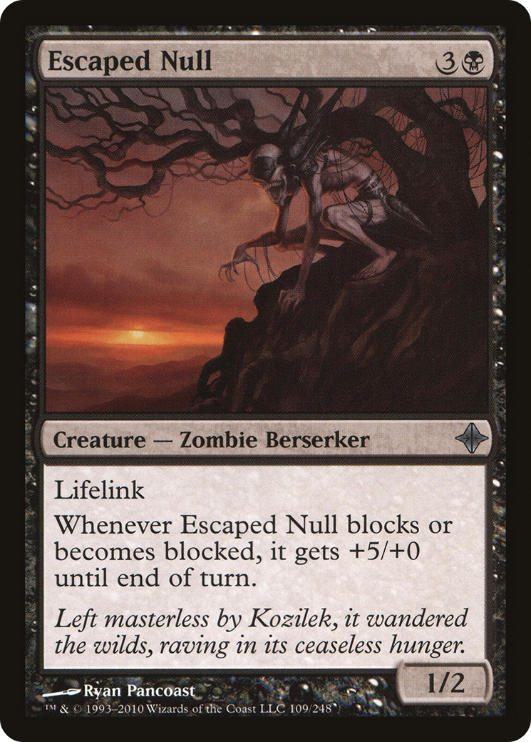 Rise of the Eldrazi - (ROE-109) - Escaped Null