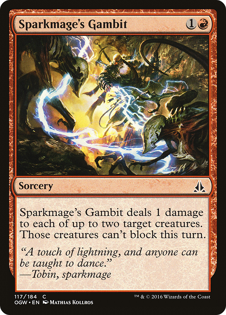 Oath of the Gatewatch - (OGW-117) - Sparkmage's Gambit Foil
