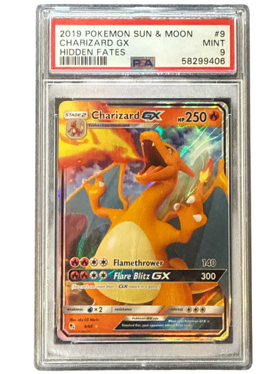 Hidden Fates  009/68 PSA9 #58299406 Charizard GX  - Holofoil - Ultra Rare