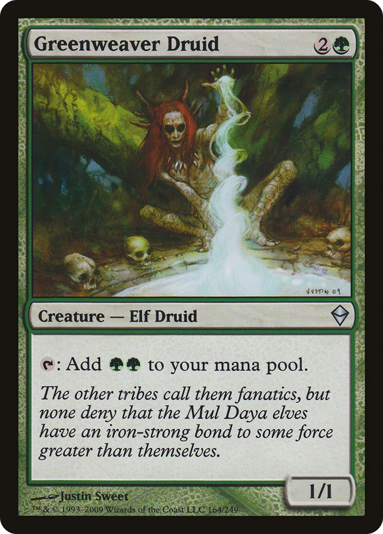 Zendikar - (ZEN-164) - Greenweaver Druid