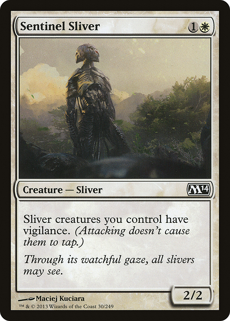 Magic 2014 - (M14-030) - Sentinel Sliver Foil