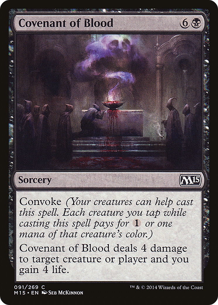 Magic 2015 - (M15-091) - Covenant of Blood Foil
