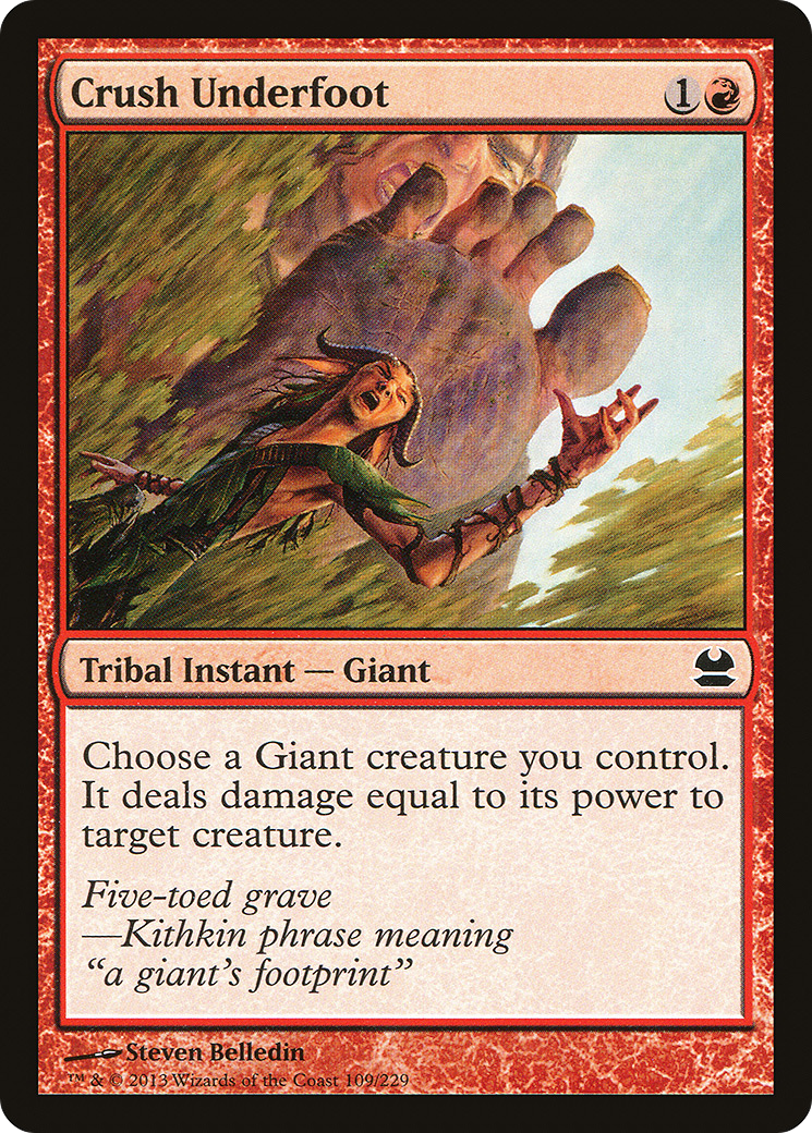 Modern Masters - (MMA-109) - Crush Underfoot