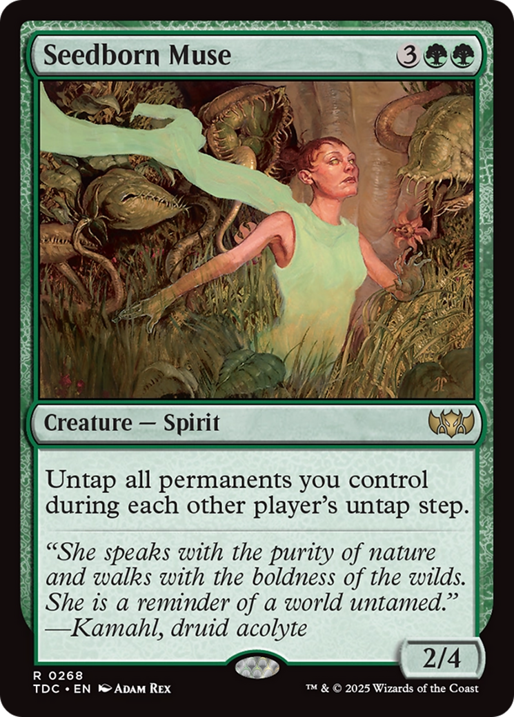 Commander: Tarkir: Dragonstorm - (TDC-268) - Seedborn Muse