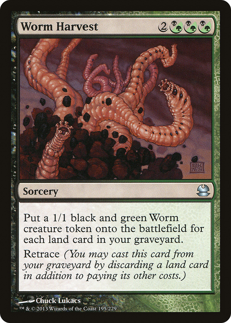 Modern Masters - (MMA-195) - Worm Harvest