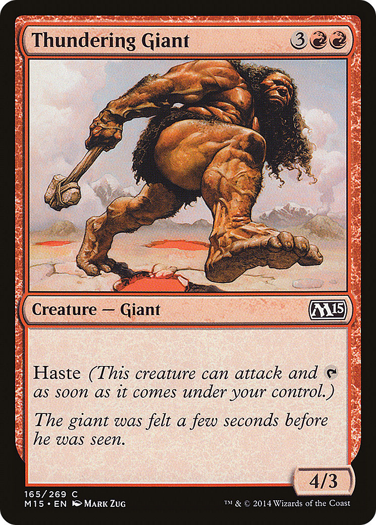 Magic 2015 - (M15-165) - Thundering Giant