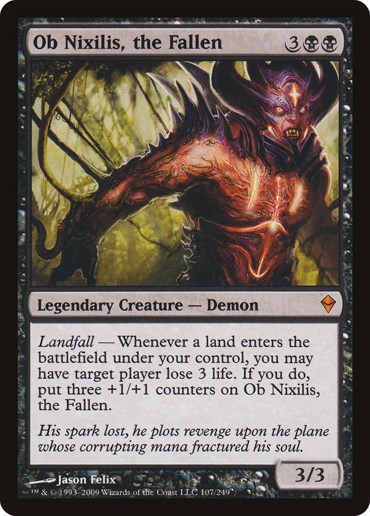 Zendikar - (ZEN-107) - Ob Nixilis, the Fallen