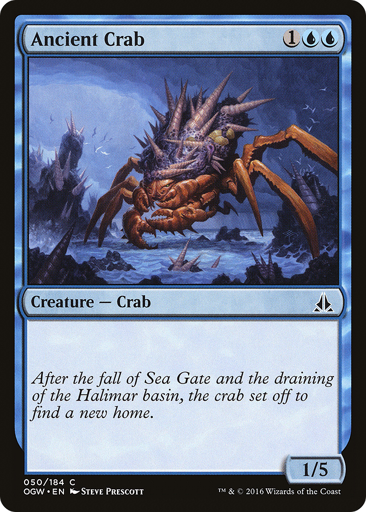 Oath of the Gatewatch - (OGW-050) - Ancient Crab Foil