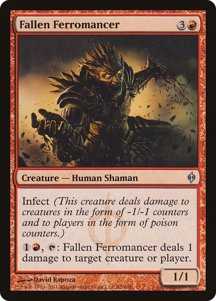 New Phyrexia - (NPH-082) - Fallen Ferromancer