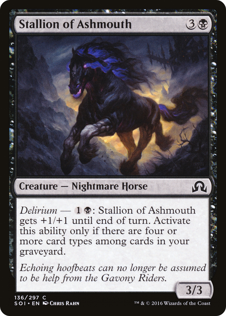 Shadows over Innistrad - (SOI-136) - Stallion of Ashmouth