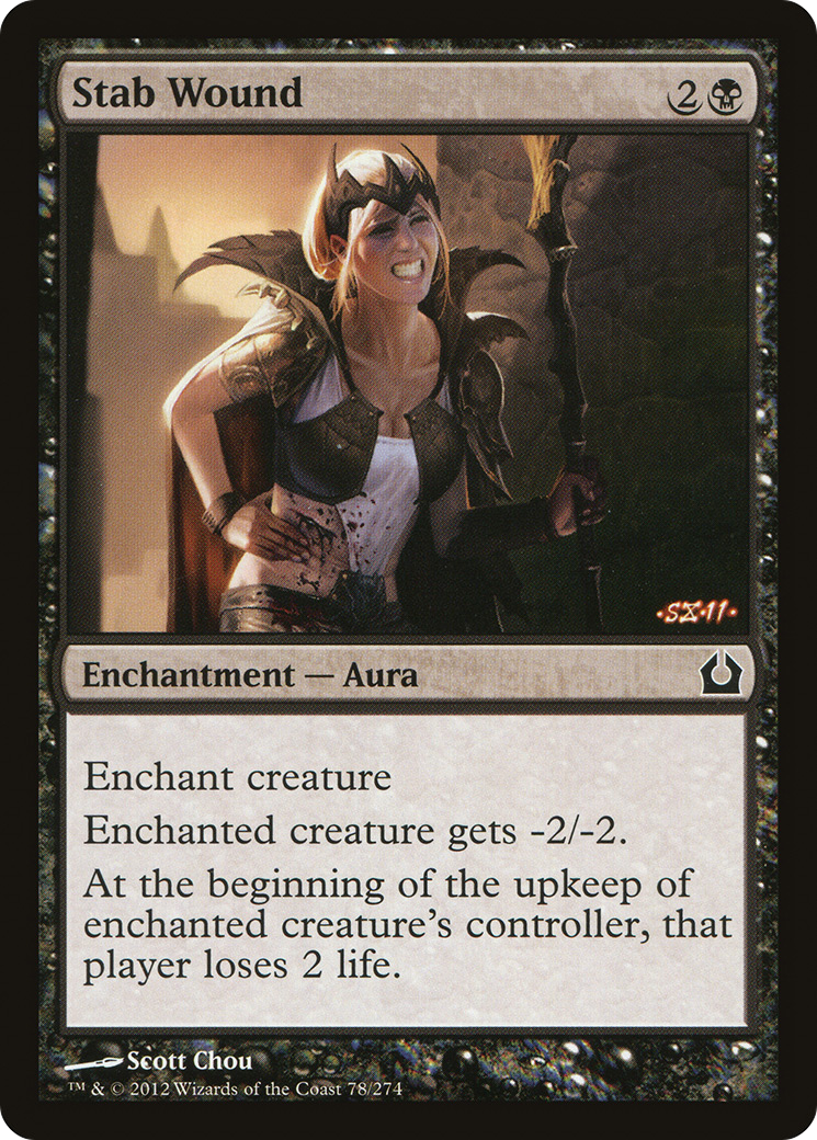 Return to Ravnica - (RTR-078) - Stab Wound Foil