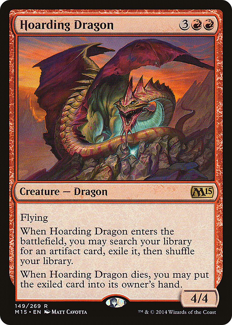 Magic 2015 - (M15-149) - Hoarding Dragon Foil