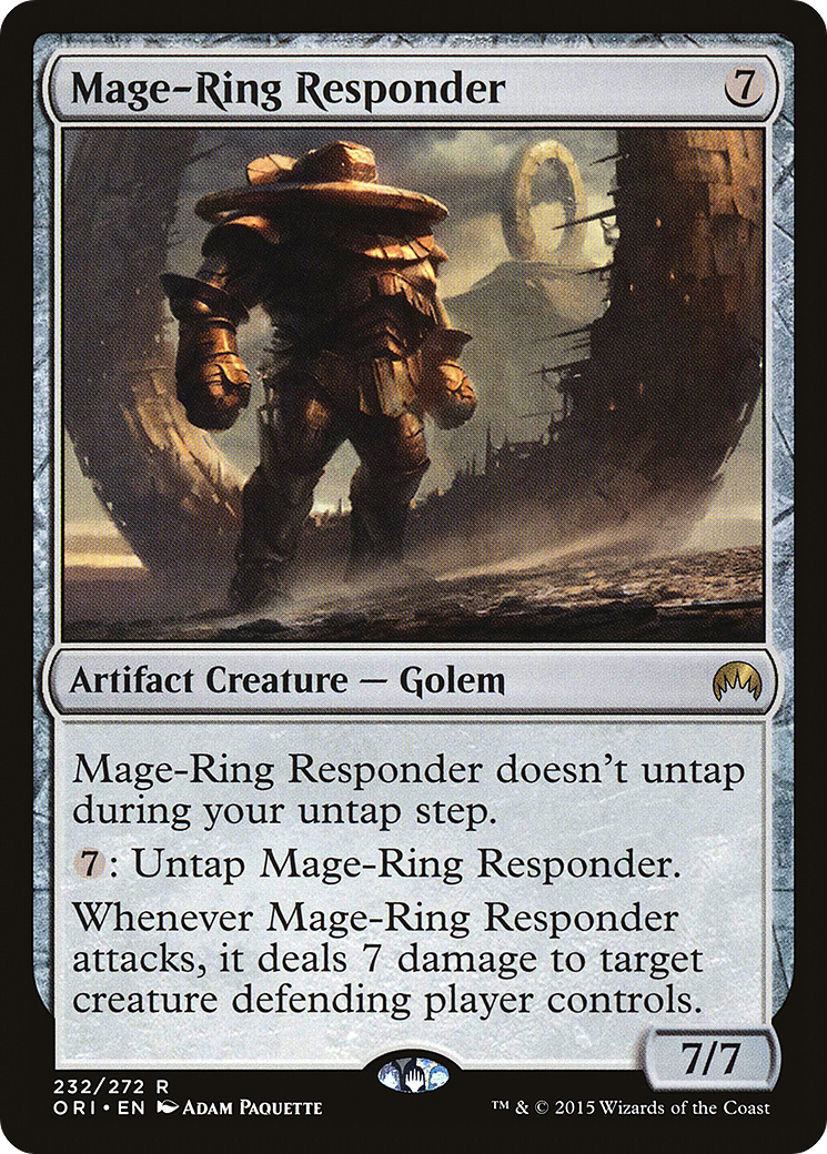 Magic Origins - (ORI-232) - Mage-Ring Responder Foil