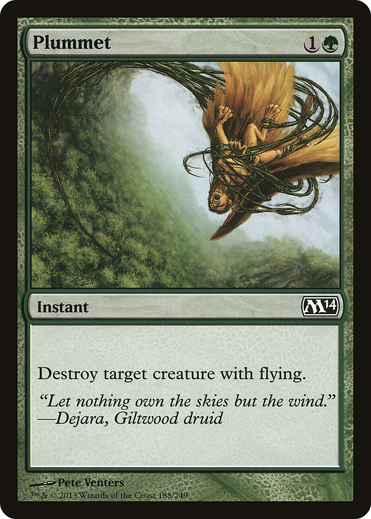 Magic 2014 - (M14-188) - Plummet Foil