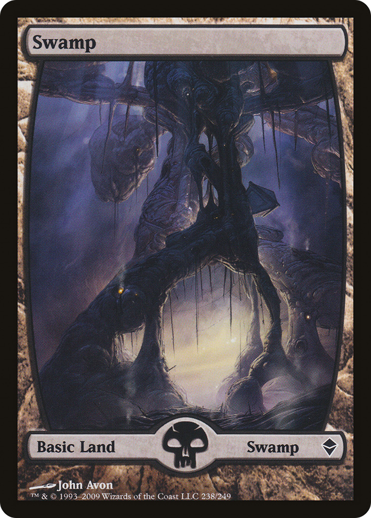 Zendikar - (ZEN-238) - Swamp (238) - Full Art