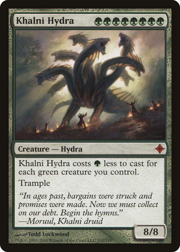 Rise of the Eldrazi - (ROE-192) - Khalni Hydra Foil