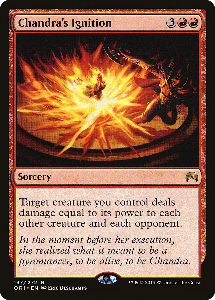 Magic Origins - (ORI-137) - Chandra's Ignition Foil