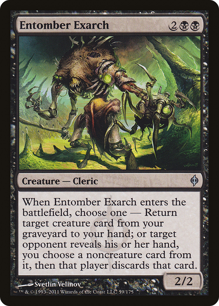 New Phyrexia - (NPH-059) - Entomber Exarch Foil