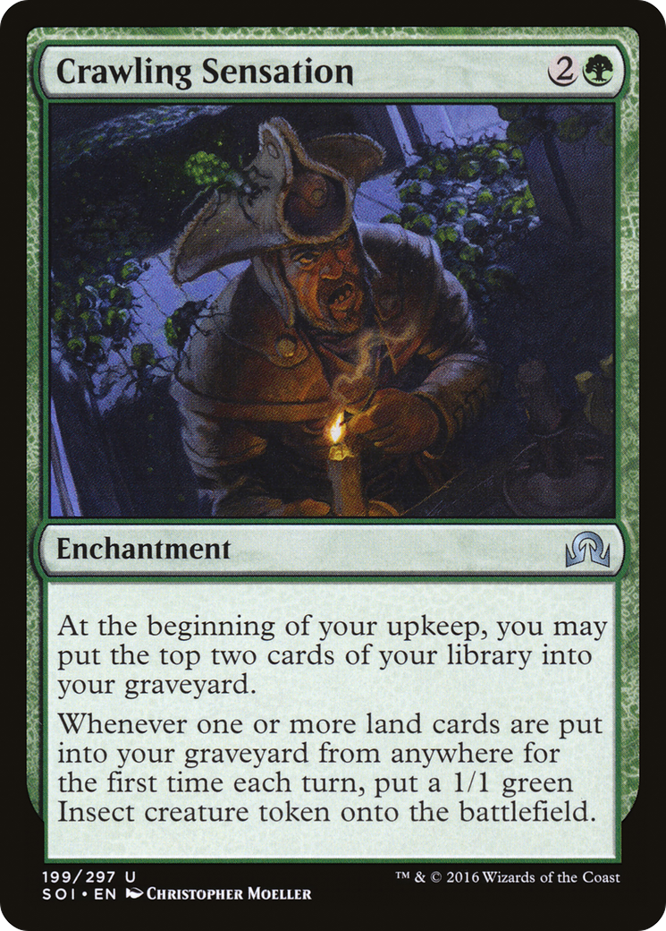 Shadows over Innistrad - (SOI-199) - Crawling Sensation Foil