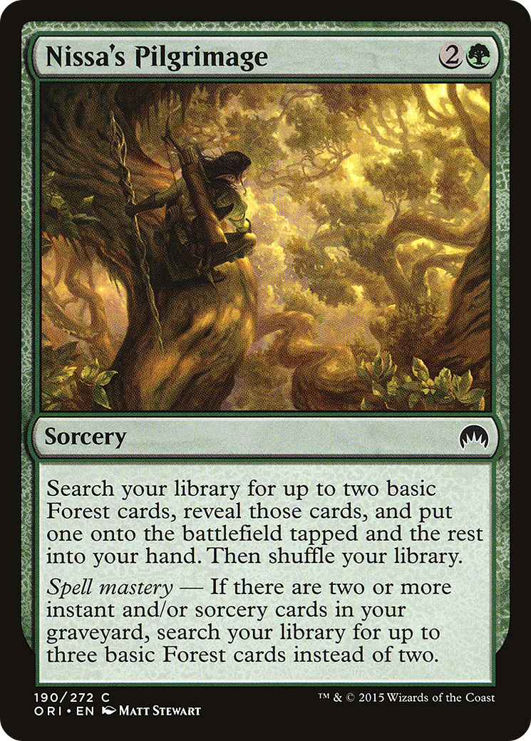 Magic Origins - (ORI-190) - Nissa's Pilgrimage