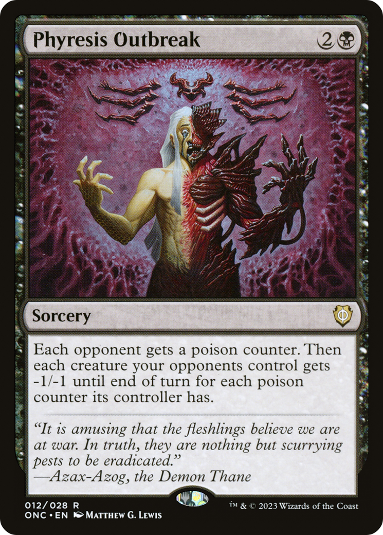 Phyrexia: All Will Be One Commander - (ONC-012) - Phyresis Outbreak