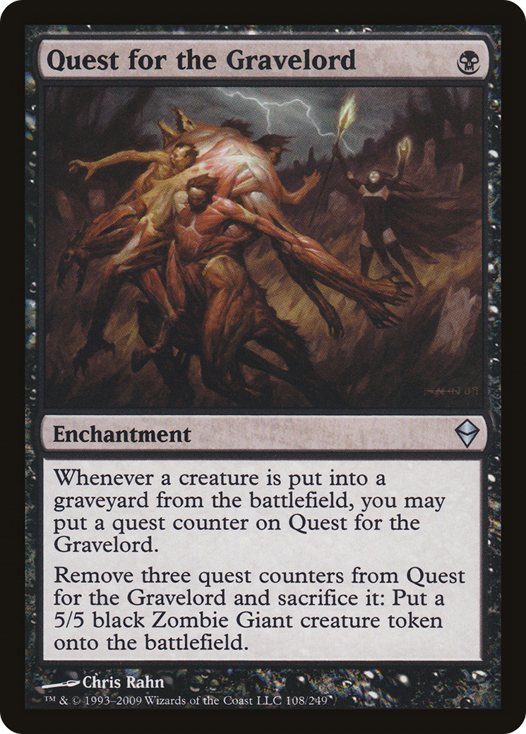 Zendikar - (ZEN-108) - Quest for the Gravelord
