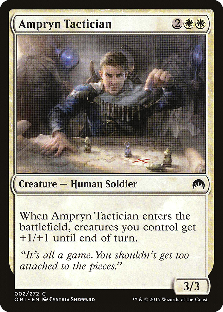 Magic Origins - (ORI-002) - Ampryn Tactician Foil