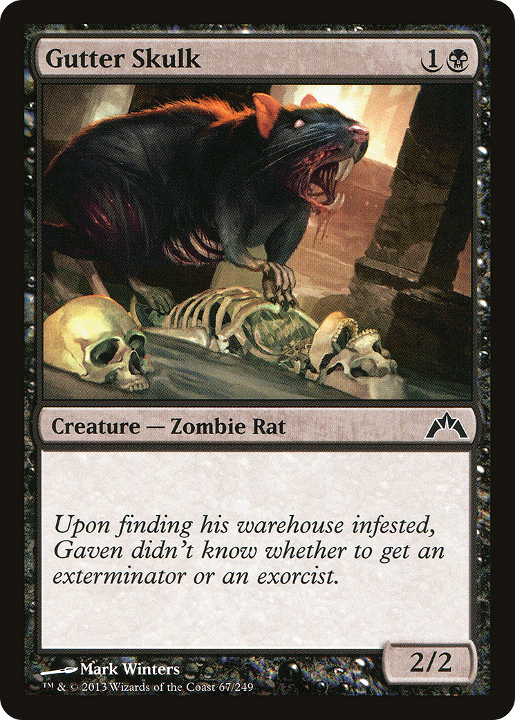 Gatecrash - (GTC-067) - Gutter Skulk Foil