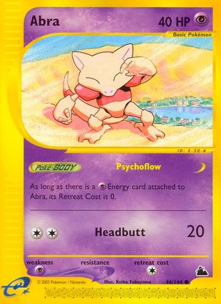 Skyridge  046 Abra  - Reverse Holofoil - Common