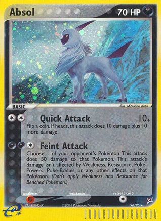 Team Magma vs Team Aqua  Absol  - Holofoil - Secret Rare