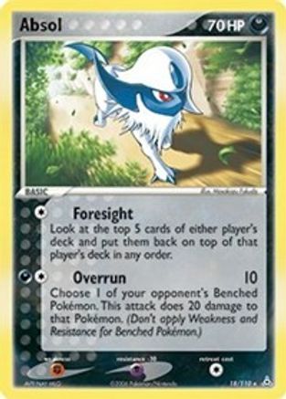 Holon Phantoms  018 Absol  - Rare