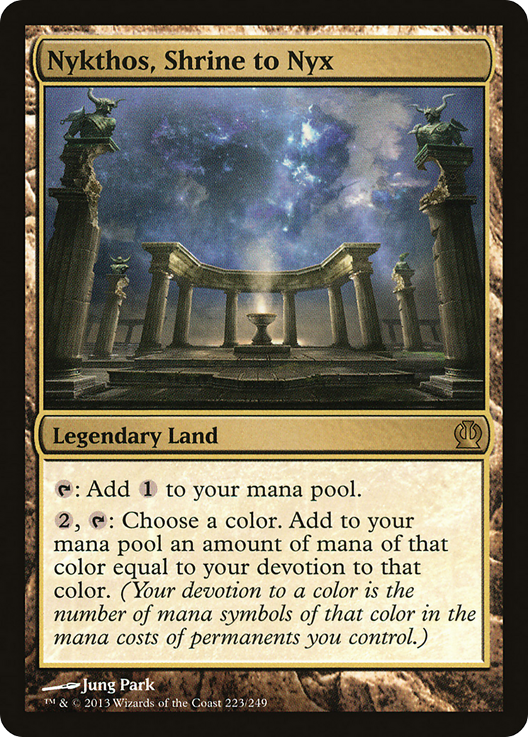 Theros - (THS-223) - Nykthos, Shrine to Nyx