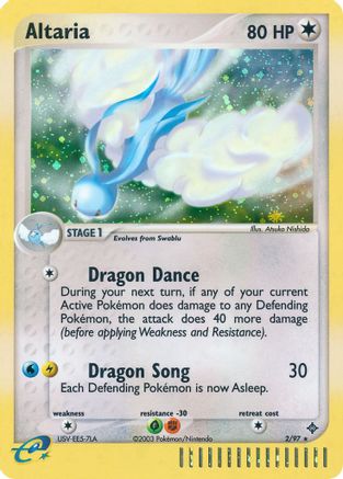 Dragon  Altaria  - Holofoil - Holo Rare