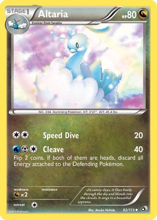 Legendary Treasures  092/113 Altaria  - Reverse Holofoil - Uncommon