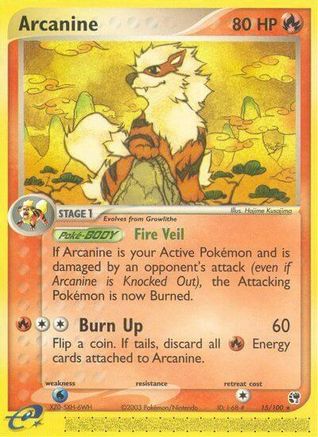 Sandstorm  015 Arcanine  - Rare