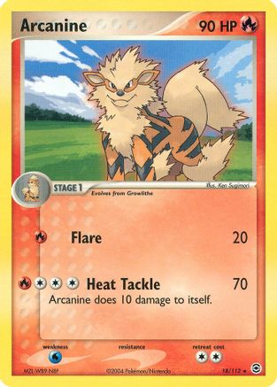 FireRed & LeafGreen /112 Arcanine  - Reverse Holofoil - Rare