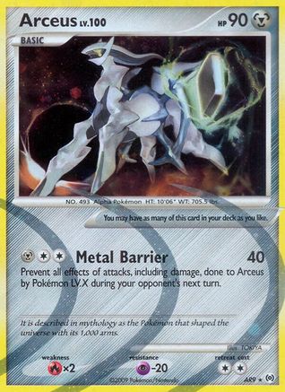 Arceus  AR9 Arceus (AR9)  - Holofoil - Holo Rare